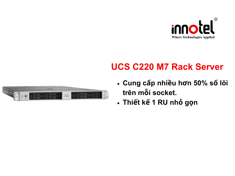 Cisco UCS C220 M7 Rack Server