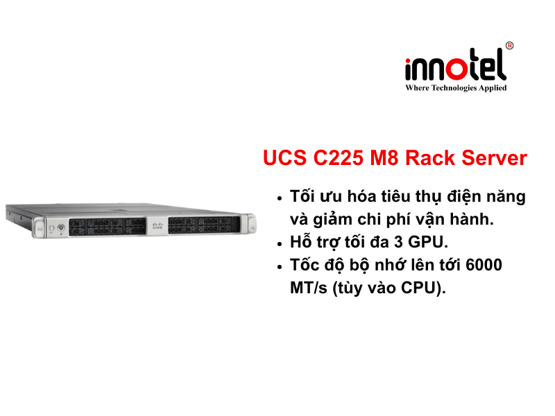 Cisco UCS C225 M8 Rack Server