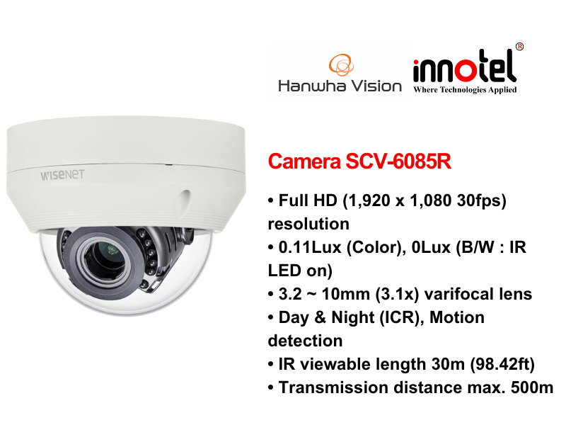 Camera Hanwhavision SCV-6085R