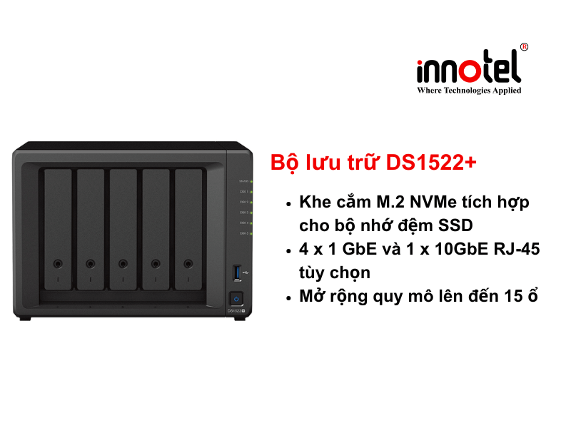 DiskStation DS1522+ Tower Storage