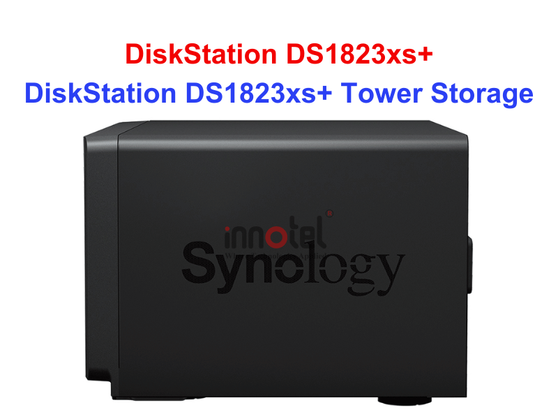 Synology DS1823xs+ - Thiết bị lưu trữ SAN/NAS DiskStation DS1823xs+ Tower Storage