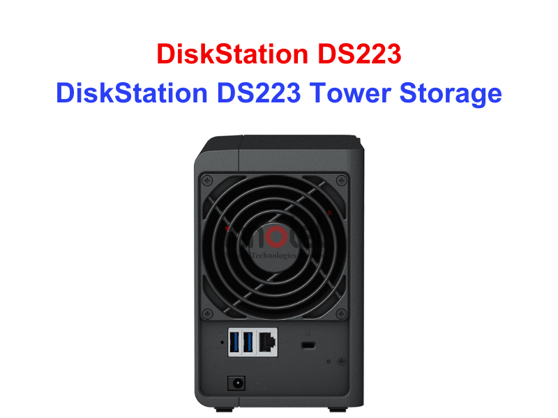 Synology DS223 - Thiết bị lưu trữ SAN/NAS DiskStation DS223 Tower Storage