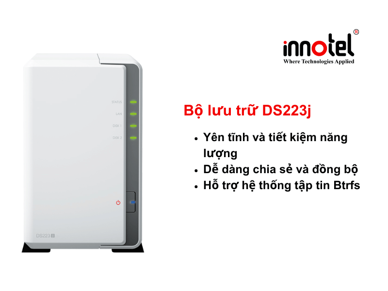 DiskStation DS223j Tower Storage