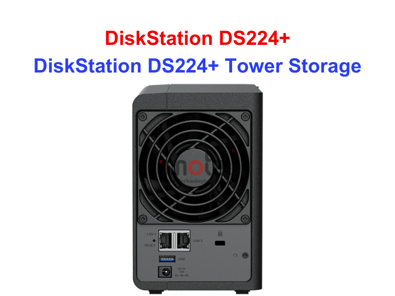 Synology DS224+ - Thiết bị lưu trữ SAN/NAS DiskStation DS224+ Tower Storage
