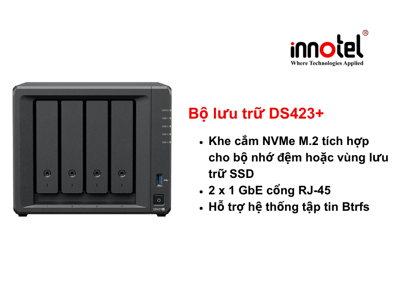 DiskStation DS423+ Tower Storage