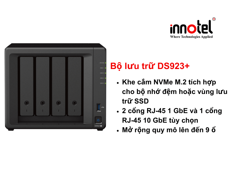 DiskStation DS923+ Tower Storage