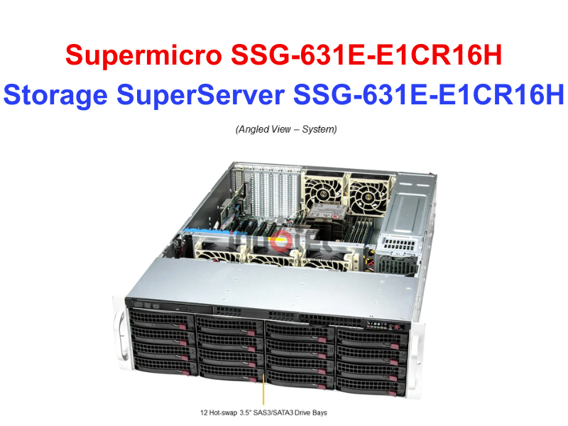 Storage SuperServer SSG-631E-E1CR16H - Thiết bị lưu trữ SAN/NAS Storage SuperServer SSG-631E-E1CR16H