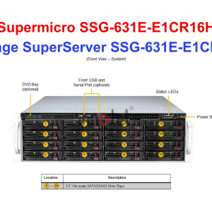 Storage SuperServer SSG-631E-E1CR16H