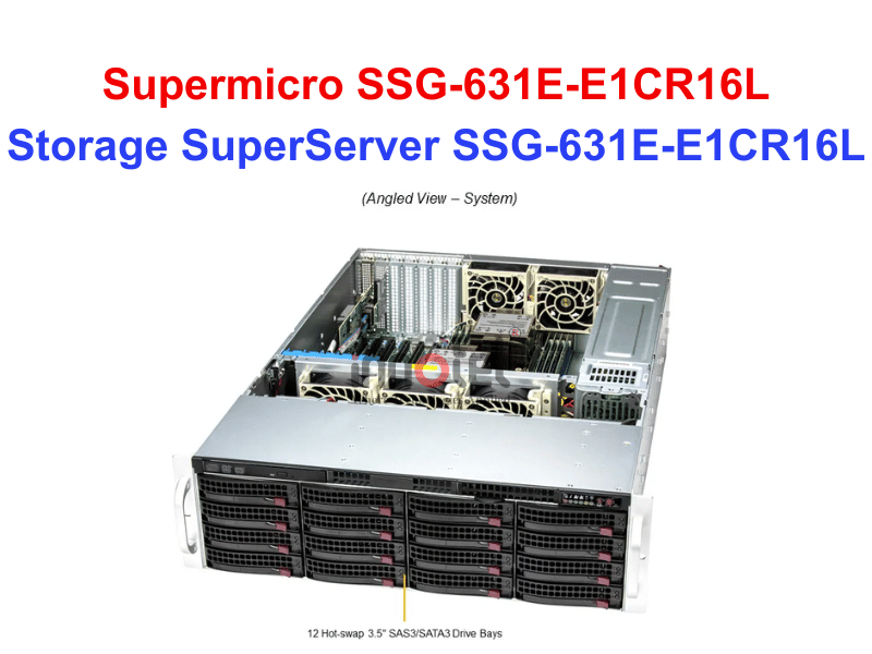 Storage SuperServer SSG-631E-E1CR16L - Thiết bị lưu trữ SAN/NAS Storage SuperServer SSG-631E-E1CR16L