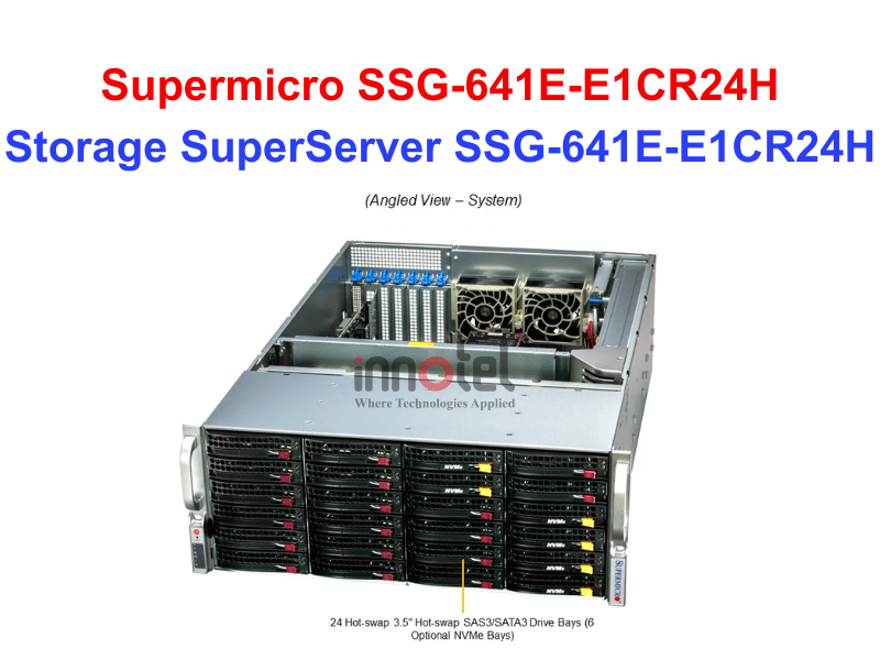 Storage SuperServer SSG-641E-E1CR24H - Thiết bị lưu trữ SAN/NAS Storage SuperServer SSG-641E-E1CR24H