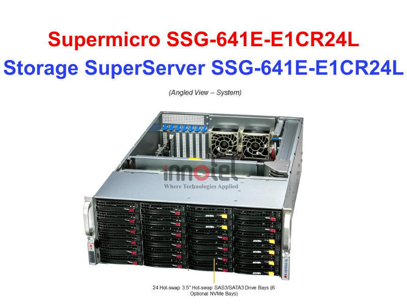 Storage SuperServer SSG-641E-E1CR24L - Thiết bị lưu trữ SAN/NAS Storage SuperServer SSG-641E-E1CR24L