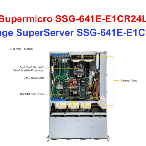 Storage SuperServer SSG-641E-E1CR24L - Thiết bị lưu trữ SAN/NAS Storage SuperServer SSG-641E-E1CR24L