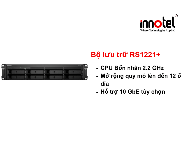 Synology NAS RackStation RS1221+