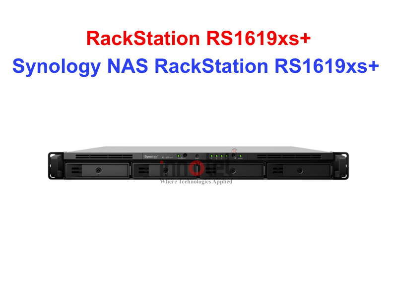 Synology RS1619xs+ - Thiết bị lưu trữ SAN/NAS Synology NAS RackStation RS1619xs+