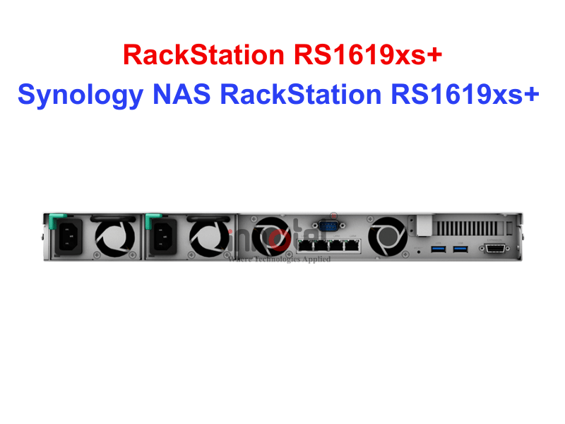 Synology RS1619xs+ - Thiết bị lưu trữ SAN/NAS Synology NAS RackStation RS1619xs+