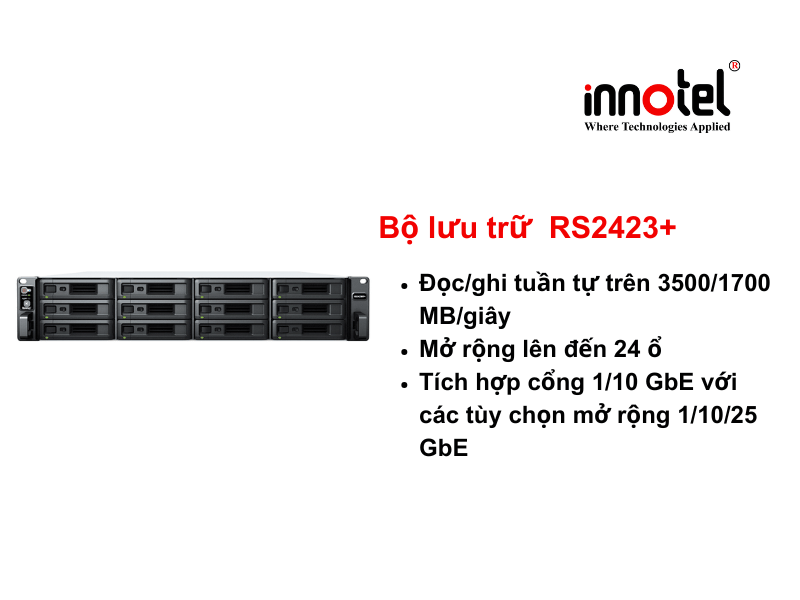 Synology NAS RackStation RS2423+