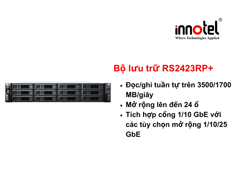 Synology NAS RackStation RS2423RP+ 