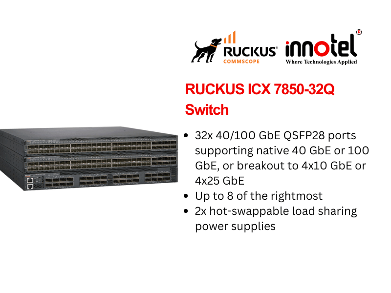 Switch Ruckus ICX 7850-32Q - Thiết bị chuyển mạch RUCKUS ICX 7850-32Q Switch