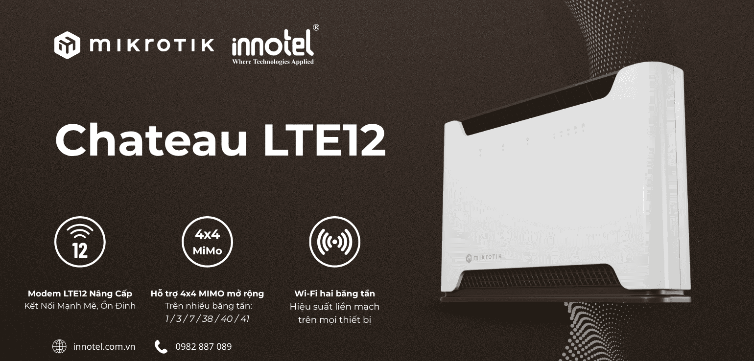 Chateau LTE12 (2025) Router LTE tốc độ cao, ổn định Chateau LTE12