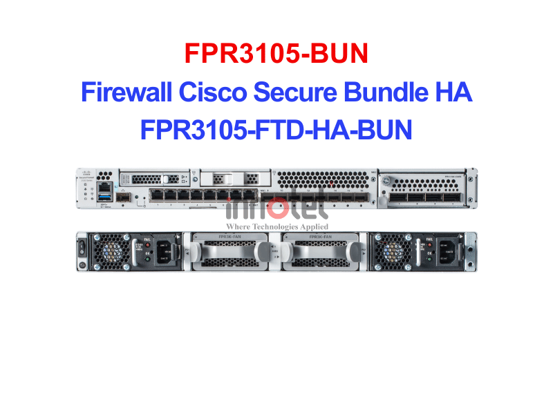 Cisco FPR3105-FTD-HA-BUN Firewall Cisco Secure Bundle HA – Thiết bị tường lửa Firewall Cisco Secure Bundle HA FPR3105-FTD-HA-BUN