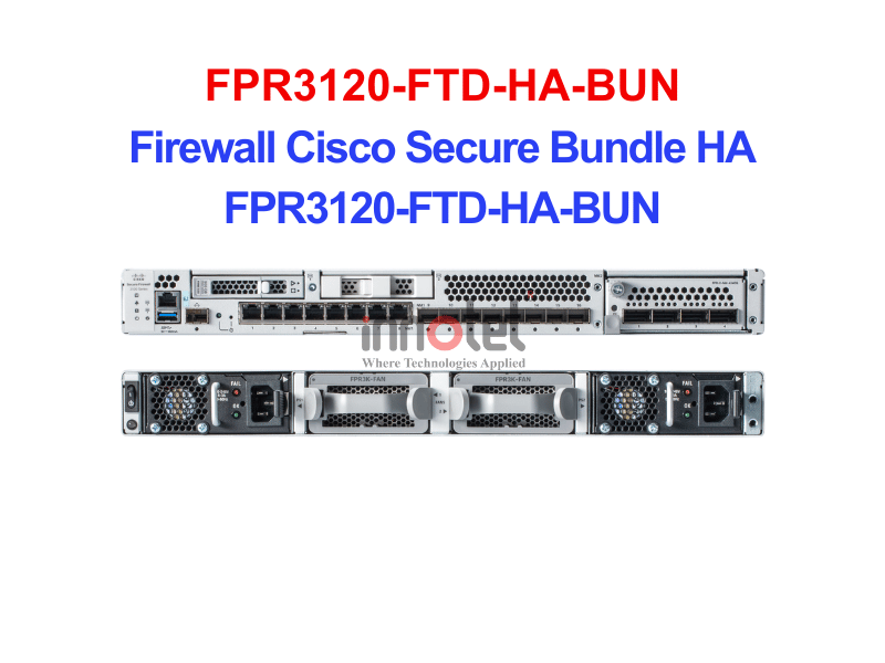 Cisco FPR3120-FTD-HA-BUN Firewall Cisco Secure Bundle HA – Thiết bị tường lửa Firewall Cisco Secure Bundle HA FPR3120-FTD-HA-BUN