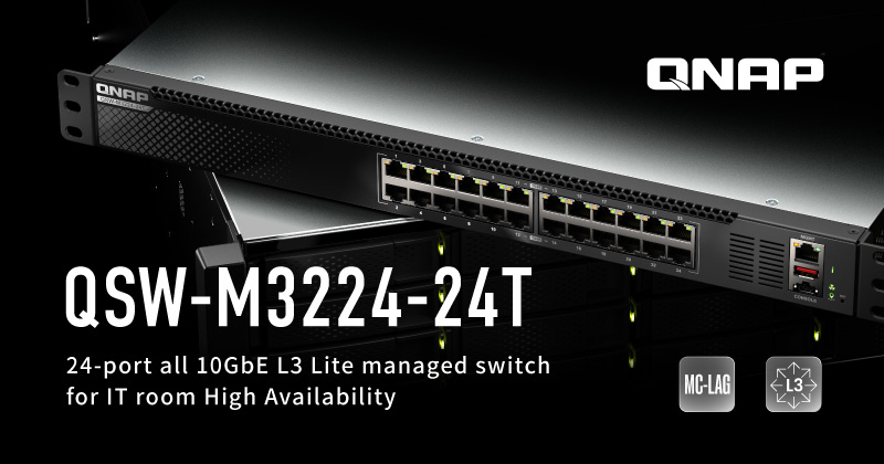 Switch QNAP QSW-M3224-24T – Thiết Bị Chuyển Mạch Switch QNAP QSW-M3224-24T