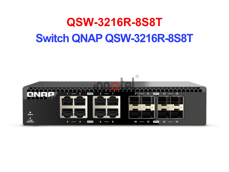 Switch QNAP QSW-3216R-8S8T – Thiết Bị Chuyển Mạch Switch QNAP QSW-3216R-8S8T