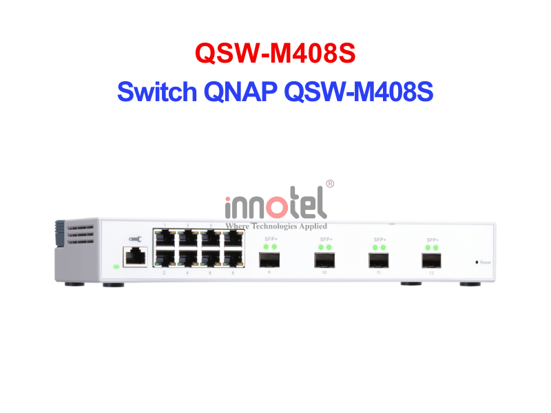 Switch QNAP QSW-M408S – Thiết Bị Chuyển Mạch Switch QNAP QSW-M408S
