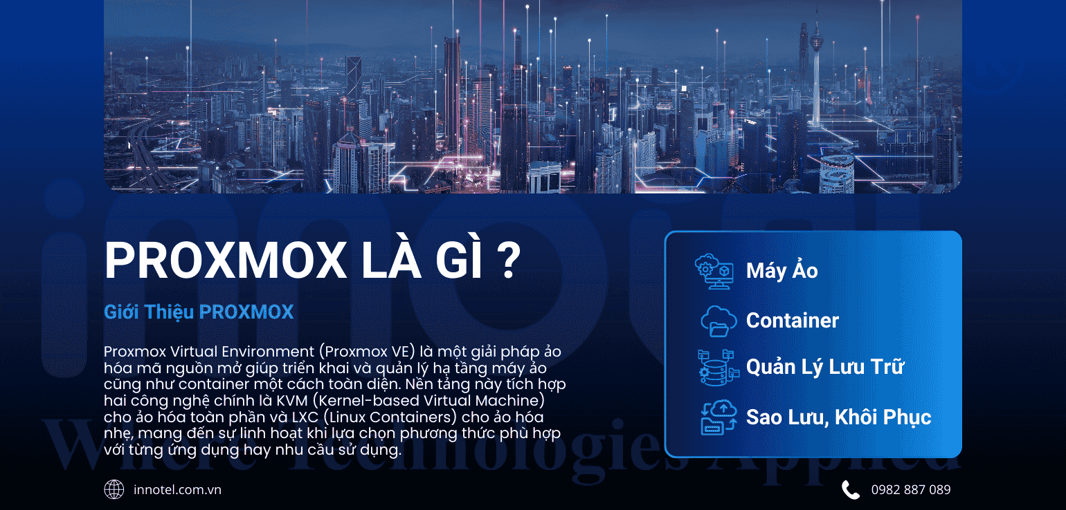 Proxmox là gì, Hướng dẫn cài đặt Proxmox chi tiết proxmox là gì