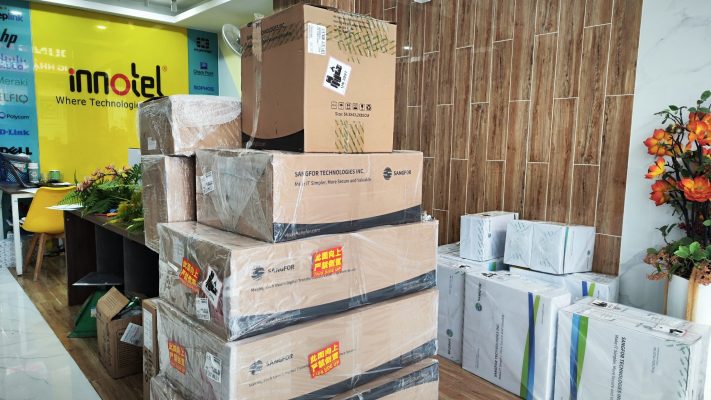 Hàng Mới Cập Bến: Lô Tường Lửa Sangfor Chính Hãng Đã Có Mặt Tại Innotel! Lô hàng firewall sangfor