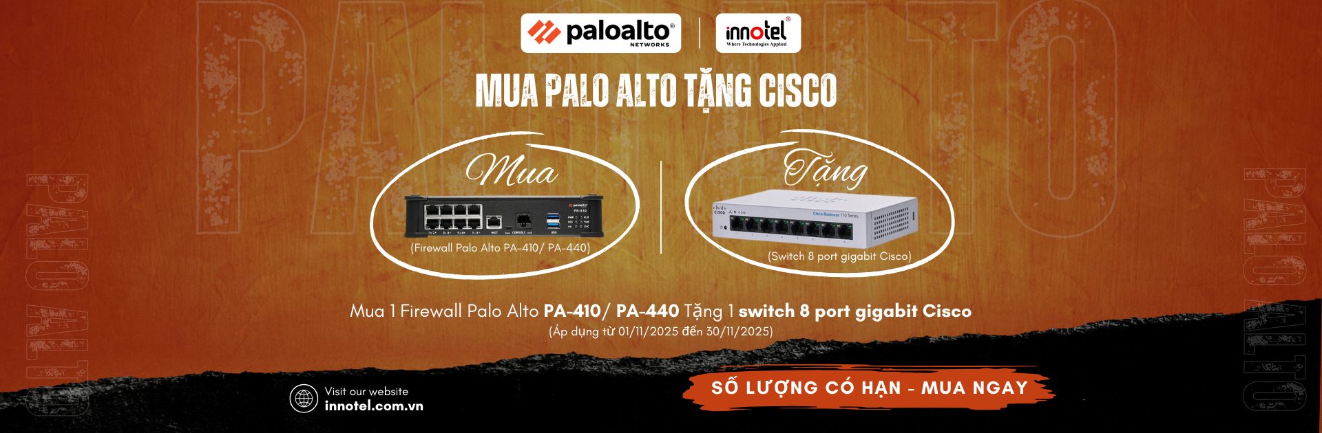 Banner Promotion Mua palo Alto tang Cisco