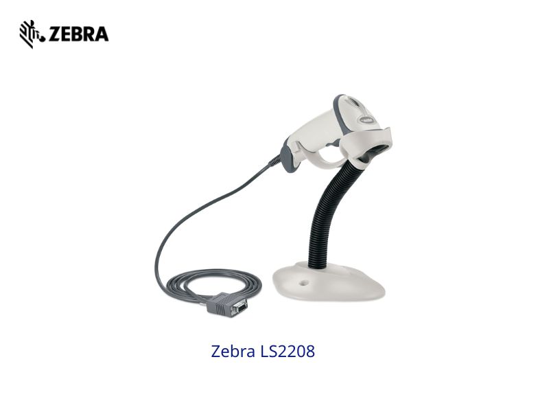 Máy quét mã vạch Zebra LS2208 (Có Dây, 1D Tia Laser Huyền Thoại) Zebra LS2208